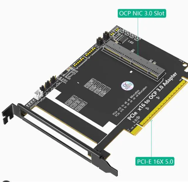 Alt view image 6 of 7 - Servers PCIe5.0 to 4C+ Converters Card for 400G 800G Networking Upgrades Not Bandwidth Loss