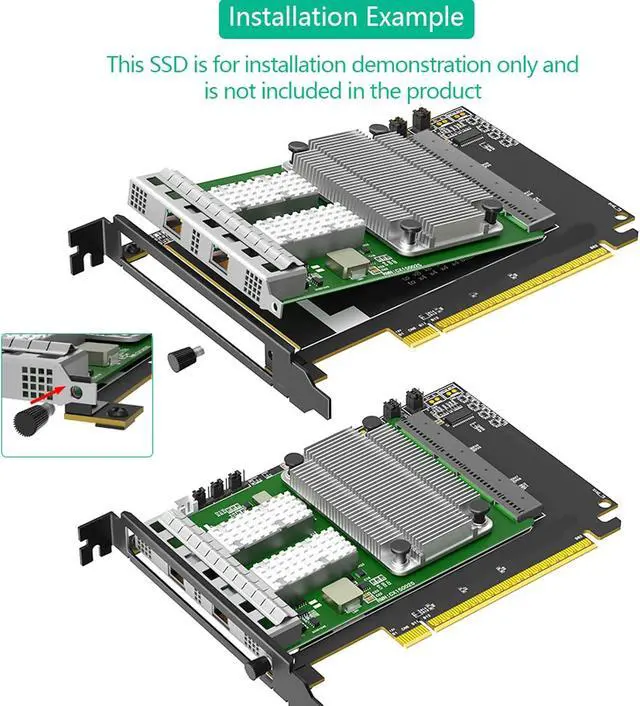 Alt view image 4 of 7 - Servers PCIe5.0 to 4C+ Converters Card for 400G 800G Networking Upgrades Not Bandwidth Loss