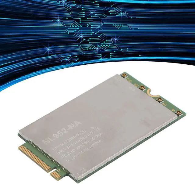 Alt view image 5 of 7 - M.2 Network Card,NL952 NA M.2 4G LTE Network Card,2000Mbps DL 150Mbps Speed LTE FDD TDD WCDMA Network Card Adapter for PC Laptops