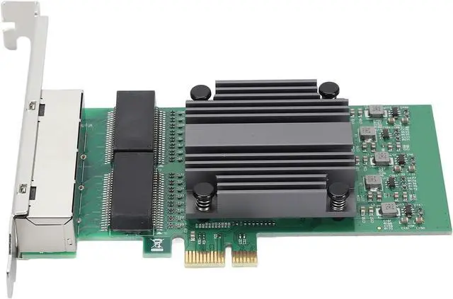Alt view image 2 of 7 - PCI Express Ethernet Network Card, Plug and Play PCB, Reliable 4 Port Connection, High Speed PCIe Network Card for PC