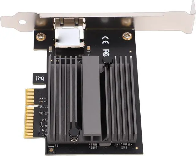 Alt view image 3 of 7 - 10G Wired Network Card Efficient Heat Dissipation Versatile Network for Multiple Device Compatibility