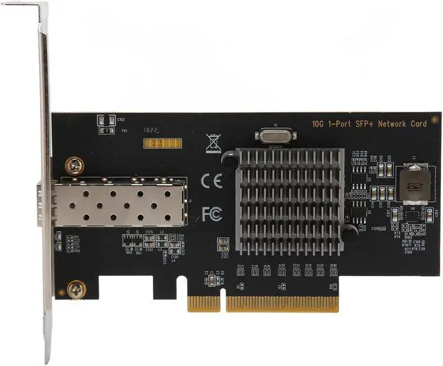 Alt view image 7 of 7 - Vikye PCIe Network Card, 10Gb SFP I/O Virtualization Network Adapter, IEEE 802.3z PCI Express Ethernet LAN Adapter, Compatible