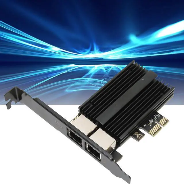 Alt view image 4 of 7 - 2.5G PCIe Network Card, I226 V Chip Dual Port Gigabit Ethernet Card with Low Profile Bracket, for Server Desktop Gaming Laptop s 7/8/10/11 OS X