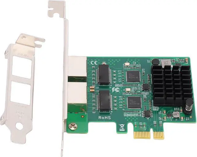 Alt view image 5 of 7 - Network Card Dual RJ45 Port 10 100 1000Mbps Gigabit Wired Network Card for Desktop PC