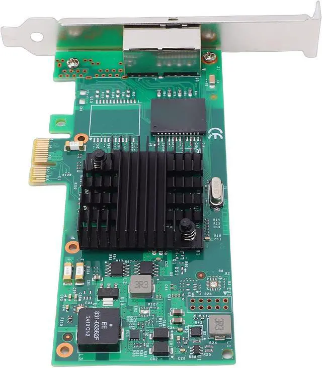 Alt view image 6 of 7 - Dual Port Gigabit PCIe Network Card, PCI Express 2.1 x1 Adapter with 350AM4 Chip, for Server Desktop Industrial Applications