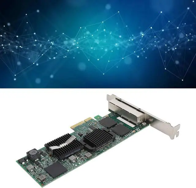 Alt view image 5 of 7 - PCIe Gigabit Network Card, 4 RJ45 Ports 10 100 1000Mbps Ethernet Adapter with 82576GB Chip, PC Desktop Laptop, for Server Systems