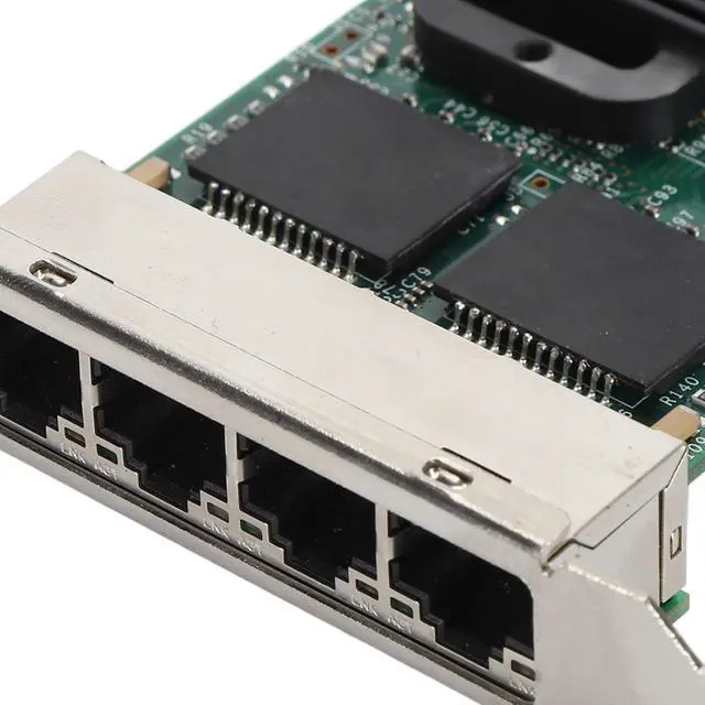 Alt view image 6 of 7 - PCIe Gigabit Network Card, 4 RJ45 Ports 10 100 1000Mbps Ethernet Adapter with 82576GB Chip, PC Desktop Laptop, for Server Systems