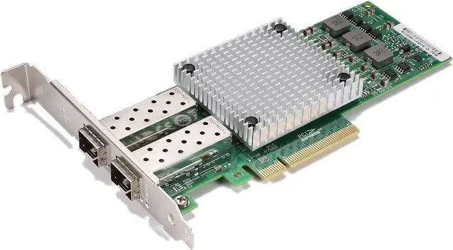 Main image of 10Gb SFP+ PCI-E Ethernet Network Card with Broadcom BCM57810S Chip, Dual SFP+ Port, PCI Express X8 NIC, Support Windows Server/Linux/VMware