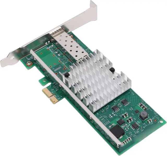 Alt view image 2 of 7 - Generic PCI E X1 Network Card 10G SFP Optical Port Adapter Full Duplex Enhancement for Ubuntu Support, 1pc