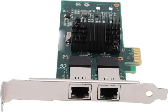 Alt view image 5 of 7 - Zyyini 1Gb Network Card, Dual RJ45 Ports PCI Express 2.0 X1 Gigabit Ethernet Adapter with 82576 Controller, 10 100 1000Mbps for Wins Linux PCIe 2.0 x1 Desktop Server