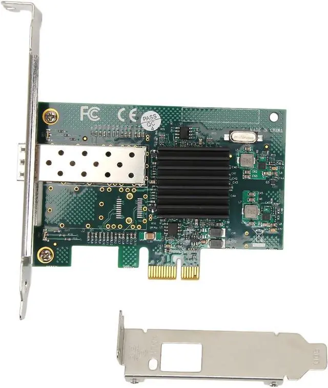 Main image of PCIe X1 Single SFP Port Network Card 1000Mbps LC Port PCI Express Ethernet LAN Adapter for Linux Server