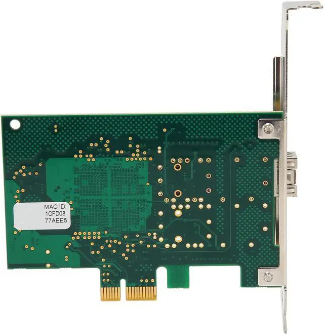 Alt view image 7 of 7 - Server Network Card, 1000Mbps LC Port PCB Metal Connectivity PCIe X1 Single SFP Port Network Card Power Management for for PC