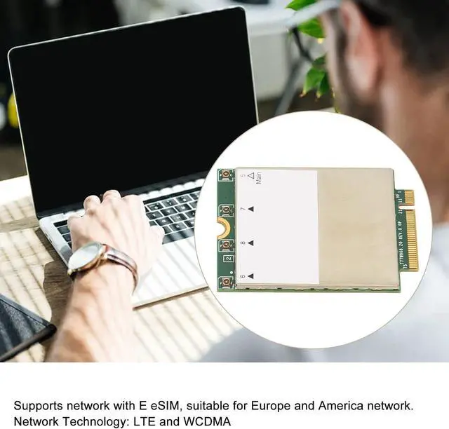 Alt view image 3 of 7 - 4G Network Card with Stable Waft Reception,Supported M.2 WWAN Card, Provides WWAN Connection for Laptop, Europe America Compatible