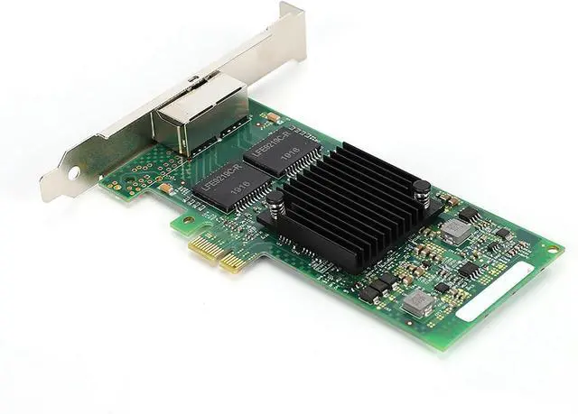 Alt view image 4 of 7 - I350 - T2V2 PCIe x1 Double Port Gigabit Ethernet Network Card, Server NIC with Gold - Plated PCIe Interface, RJ45 Dual Port for Data Center, Server, Internet Cafe