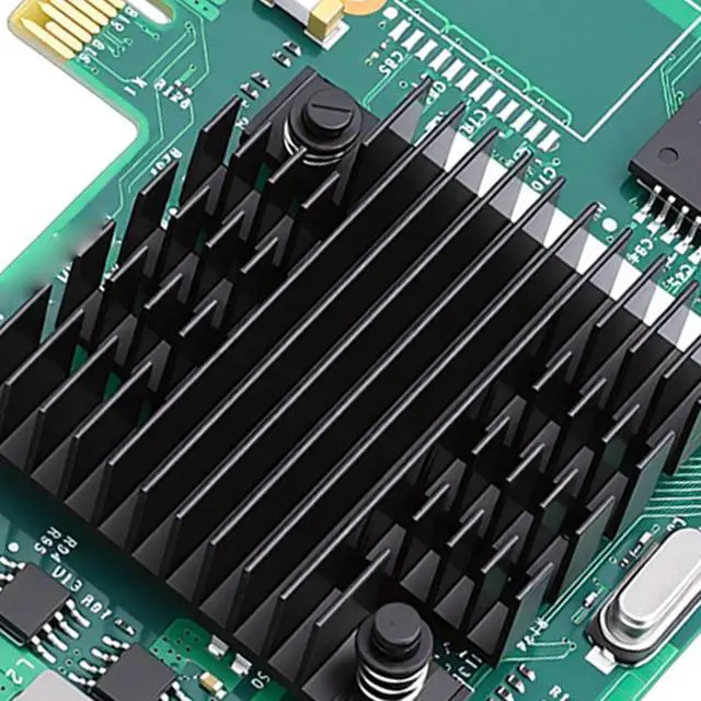 Alt view image 7 of 7 - Zyyini Gigabit PCIe Network Card, Dual RJ45 Port PCI Express Network Adapter Ethernet NIC Card with 350AM2 Chip, for Servers Desktops Industrial Applications