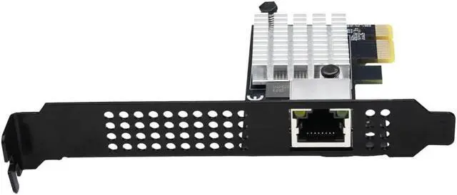 Alt view image 3 of 4 - Single Port 10 Gigabit Ethernet PCI-e x1 Network Card RTL8127 Chipset