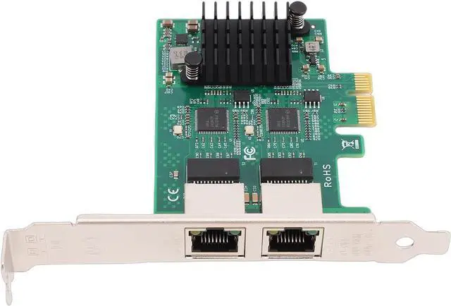 Main image of Network Card Dual RJ45 Port 10 100 1000Mbps Gigabit Wired Network Card for Desktop PC