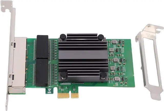 Alt view image 6 of 7 - 4-Port PCIe X1 Industrial Grade Network Adapter Card with 82571 Chip, Energy Efficient Mode for Servers/, 4 RJ45 Ports