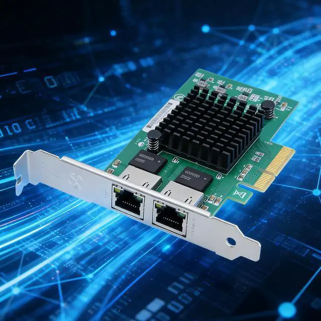 Alt view image 5 of 7 - PieceIe Networking Card PieceIE Ethernet Adapter Two Port RTL8125B Chip Low Power Consumption for Fast Speed Networking Expans