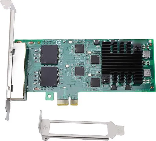 Main image of Gigabit Network Card, PCIe 2.1 x1 Ethernet Adapter with 4 RJ45 Ports, for Server Desktop and Industrial Applications