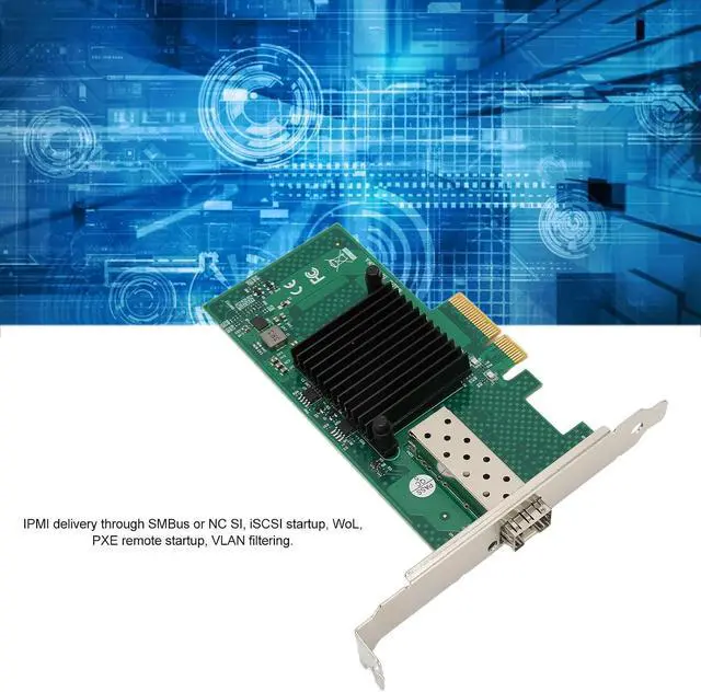 Alt view image 5 of 7 - PCIe Network Card, VLAN Filtering PCI Express X4 SFP LC PCIe Network Adapter for Connection
