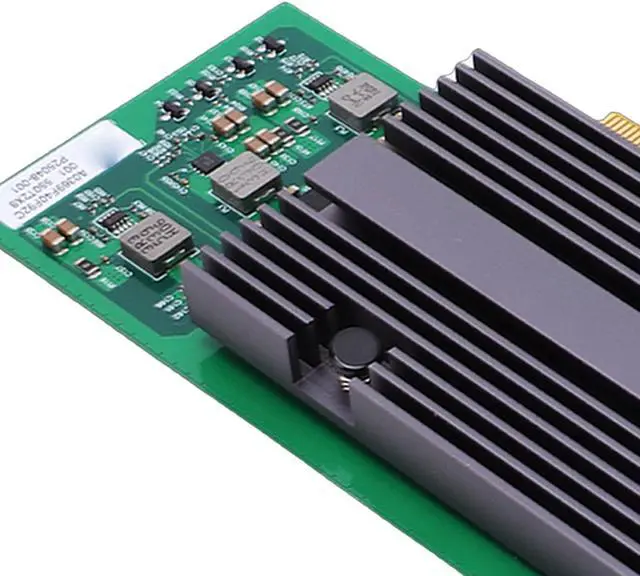 Alt view image 4 of 7 - Jectse 10Gb Ethernet Adapter Card, PCIe X8 Dual RJ45 Ports Network Card with Low Power Consumption for Server Virtualization Support 0 to 55 Operating Temperature