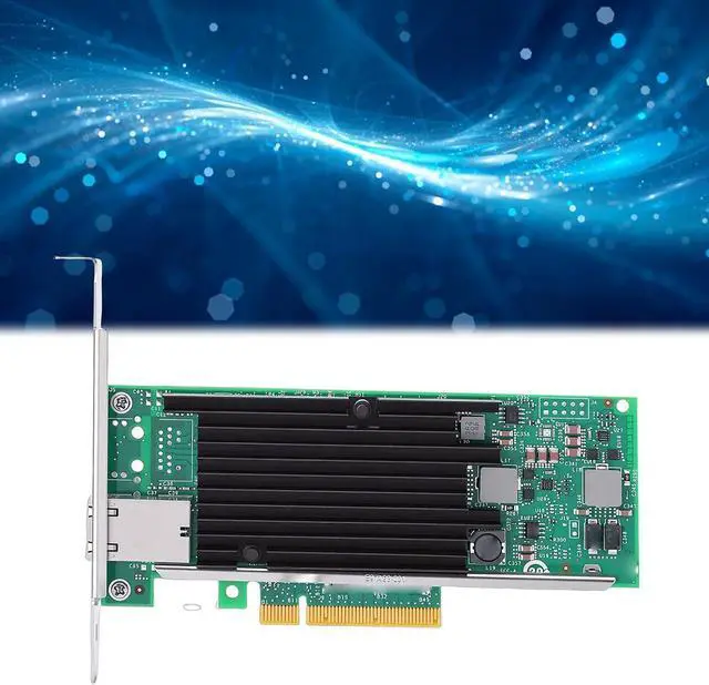 Alt view image 3 of 7 - 10Gb PCIE Network Card, X540 T1 Controller Chip with Intelligent Offload Technology, Single RJ45 Port for VMware Server