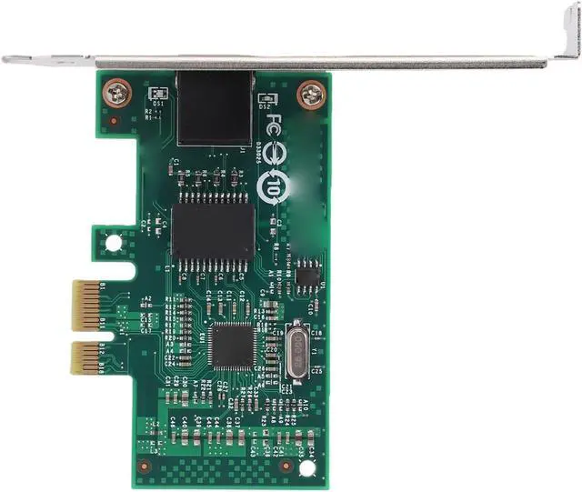 Alt view image 2 of 7 - Cosiki Gigabit PCIe Network Card, 1000Mbps Ethernet Adapter, RJ45 Port Network Card with PCI Express 2.0 X1 & Plug and Play, Ideal for Desktop PC, Server & Industrial Computer