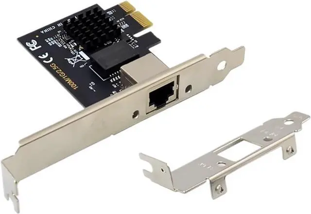 Main image of 2.5G PCI-E Network Card RTL8125B Gigabit LAN Ethernet PCI Express to RJ45 Network Card 10/100/2500M 1Gbps/2.5Gbps for PC