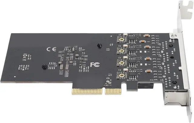 Main image of SUNGOOYUE 2.5Gb PCIe Network Card, 4 RJ45 Ports 2500Mbps Ethernet Adapter with RTL8125BG Chip, for Server Centos