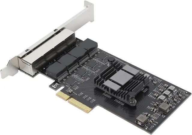 Alt view image 4 of 7 - SUNGOOYUE 2.5Gb PCIe Network Card, 4 RJ45 Ports 2500Mbps Ethernet Adapter with RTL8125BG Chip, for Server Centos