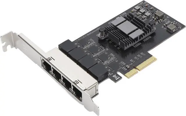 Alt view image 2 of 7 - SUNGOOYUE 2.5Gb PCIe Network Card, 4 RJ45 Ports 2500Mbps Ethernet Adapter with RTL8125BG Chip, for Server Centos
