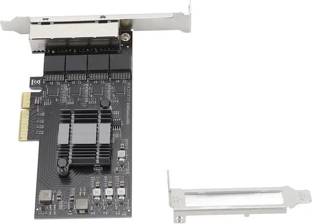 Alt view image 6 of 7 - SUNGOOYUE 2.5Gb PCIe Network Card, 4 RJ45 Ports 2500Mbps Ethernet Adapter with RTL8125BG Chip, for Server Centos