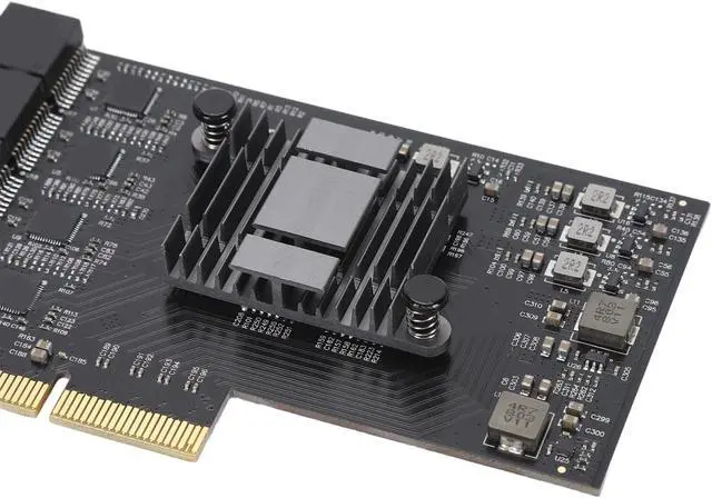 Alt view image 7 of 7 - SUNGOOYUE 2.5Gb PCIe Network Card, 4 RJ45 Ports 2500Mbps Ethernet Adapter with RTL8125BG Chip, for Server Centos
