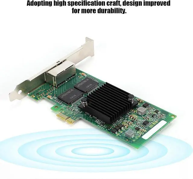 Alt view image 5 of 7 - I350 - T2V2 PCIe x1 Dual Port Gigabit Ethernet Network Card, Server - Grade RJ45 NIC with I350AM2 Chip, Low Profile Bracket Included for Servers, Data Centers, and Internet C