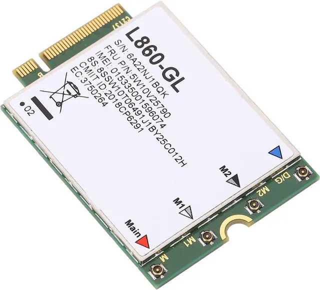 Alt view image 2 of 7 - Acouto 4G LTE Card L860 GL Chipset M.2 ESIM Module for ThinkPad X1 P15 P17 T14 P14s T15 P15s