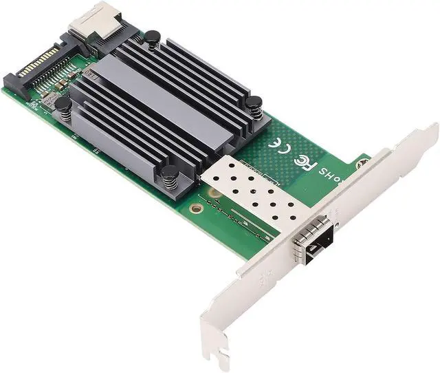 Alt view image 3 of 7 - Ethernet NIC Card M.2 10Gb B M Key SFP Industrial Control Server Network Card for High Performance Data