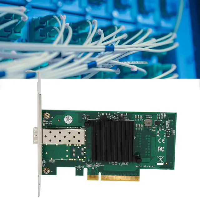 Alt view image 5 of 7 - PCIe Network Card PCI Express X8 5.0GTs 10000Mbps SFP LC for Server, 82599EN Processor, LAN on Motherboard, IPMI, 10000Mbps