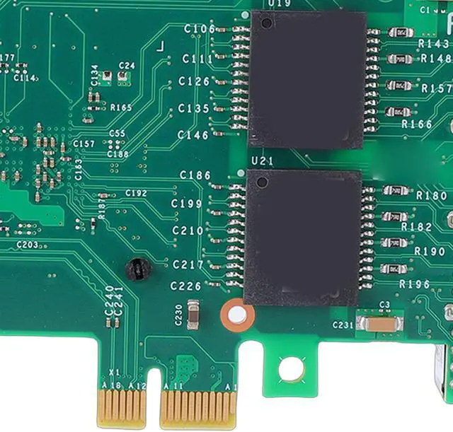 Alt view image 5 of 7 - Yunseity Gigabit Ethernet NIC Card, 4 Port RJ45 PCI Express 2.1 Network Adapter with 82580 Chipset for Server Desktop Industrial Applications