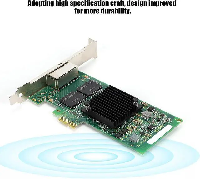 Alt view image 3 of 7 - I350 T2V2 PCIE X1 Double Port Server Gigabit Ethernet Network Card, with RJ45 Interface for WindowsLinux VMware