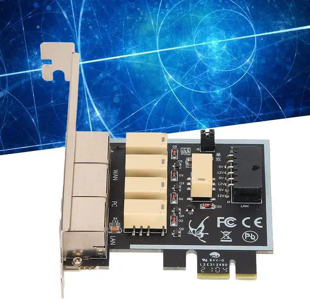 Alt view image 3 of 7 - Physical Driver Separation Card, While Switching Networks and Hard Disk Power, 1000M/S Gigabit Network, Advanced Printing Circuit Board, HDD Power Separation Card Suitable for Win