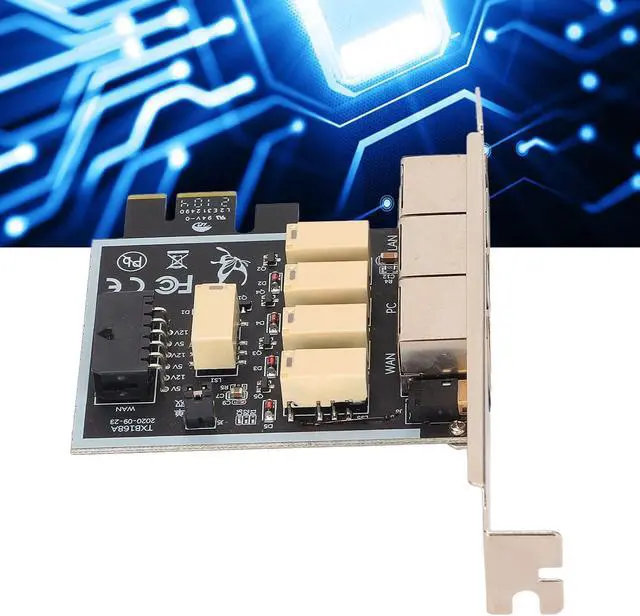 Alt view image 4 of 7 - Physical Driver Separation Card, While Switching Networks and Hard Disk Power, 1000M/S Gigabit Network, Advanced Printing Circuit Board, HDD Power Separation Card Suitable for Win