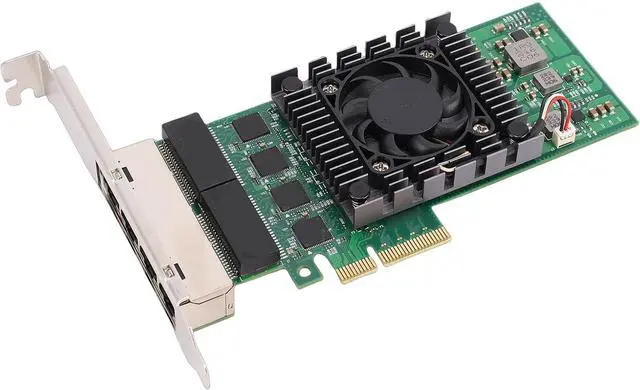 Main image of PCI Express Nic Card with 4-Port Gigabit Ethernet Network for Reliable Performance