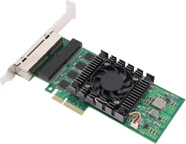 Alt view image 2 of 7 - PCI Express Nic Card with 4-Port Gigabit Ethernet Network for Reliable Performance