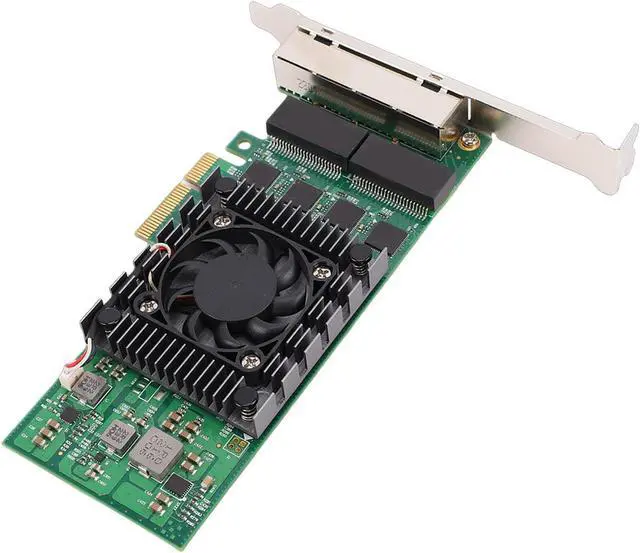 Alt view image 3 of 7 - PCI Express Nic Card with 4-Port Gigabit Ethernet Network for Reliable Performance