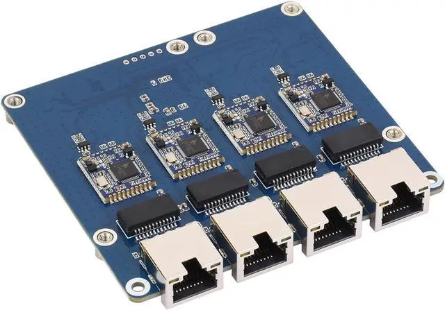 Alt view image 6 of 7 - ordinarYone 4 Port PCIe Ethernet Adapter Card Plugs Play for High Bandwidth Applications in Server and Data Center