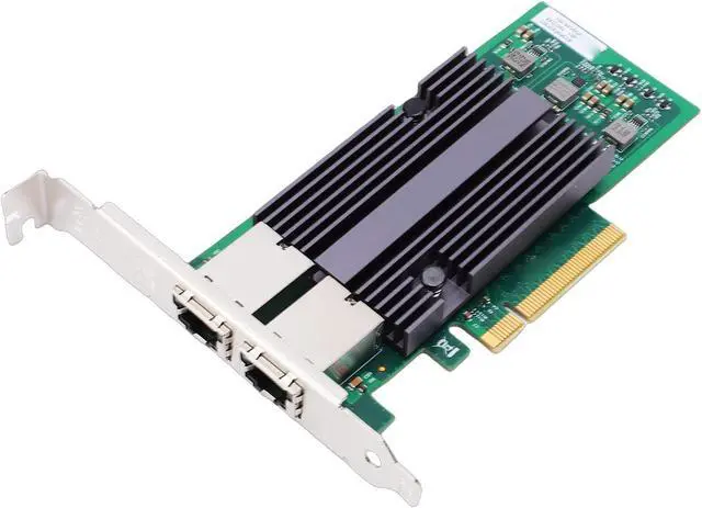 Alt view image 7 of 7 - Yunseity 10Gb Network Card, Dual RJ45 Ports PCIE X8 NIC with Low Power Consumption, Support for Server 2025 2022 2019 2016 2012 10 7 RHEL SLES Freebsd