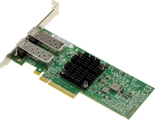 Alt view image 2 of 5 - Kalea-INFORMATIQUE PCIe 3.0 x8 2 Port 25G Ethernet LAN Network SFP28 Controller Card with Broadcom BCM57414B Chipset
