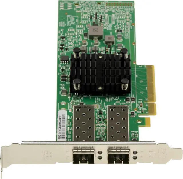 Alt view image 3 of 5 - Kalea-INFORMATIQUE PCIe 3.0 x8 2 Port 25G Ethernet LAN Network SFP28 Controller Card with Broadcom BCM57414B Chipset