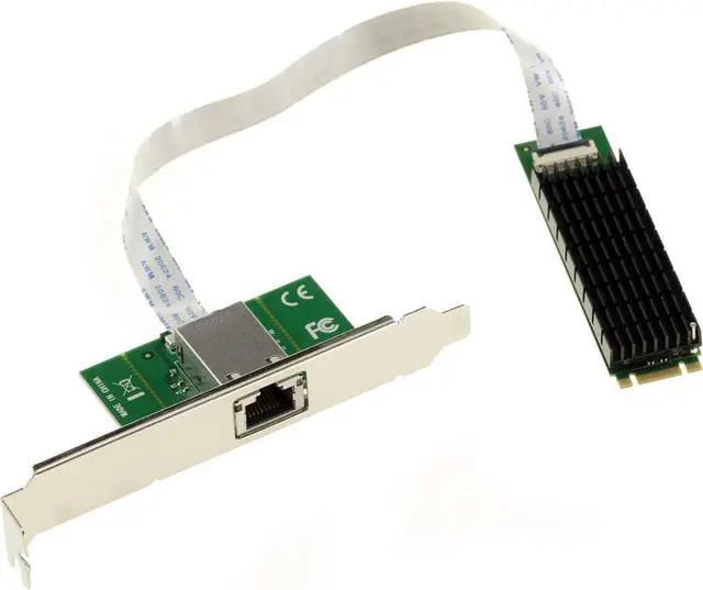 Main image of KALEA-INFORMATIQUE M2 PCIe B+M to RJ45 10G LAN 10 Gigabit Ethernet network controller card with Aquantia AQC107 chipset